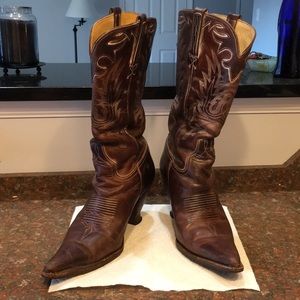 Charlie 1 Horse by Lucchese Brown Leather Boots
